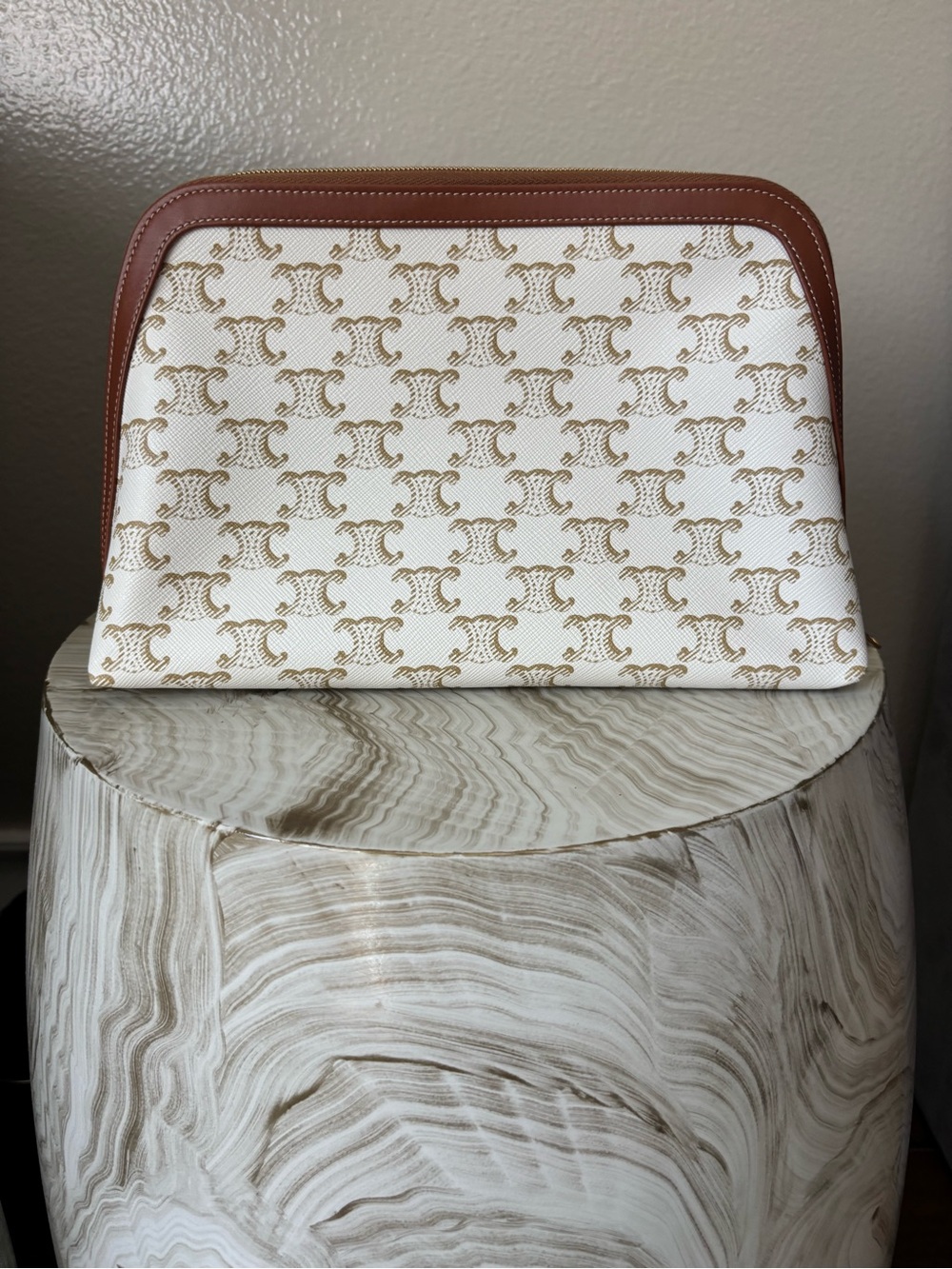 NWOT Celine Large Cosmetic Pouch - Picture 2 of 8